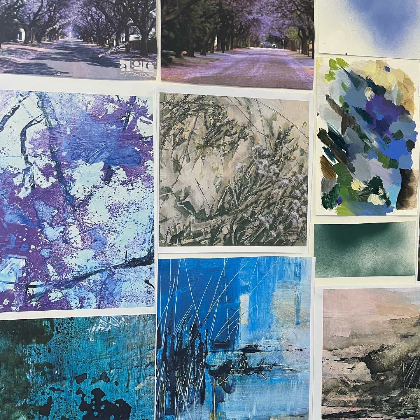 Jacaranda Trees: Exploring the light! - Cath Duncan Art + Therapy